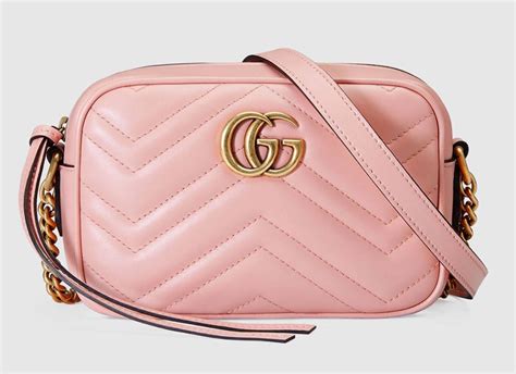 mini pink gucci bag|pink gucci bag small.